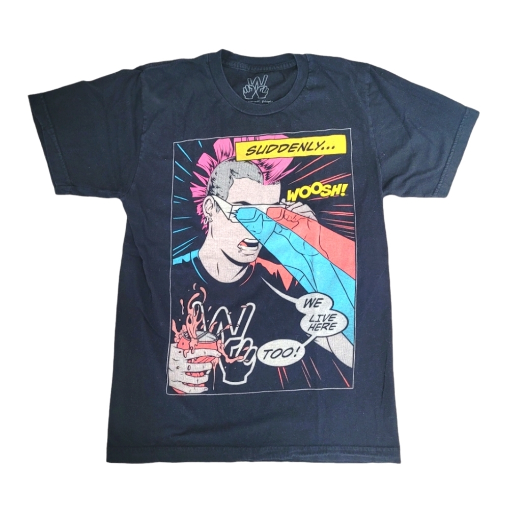 WLH2 retro inspired graphic tee size small